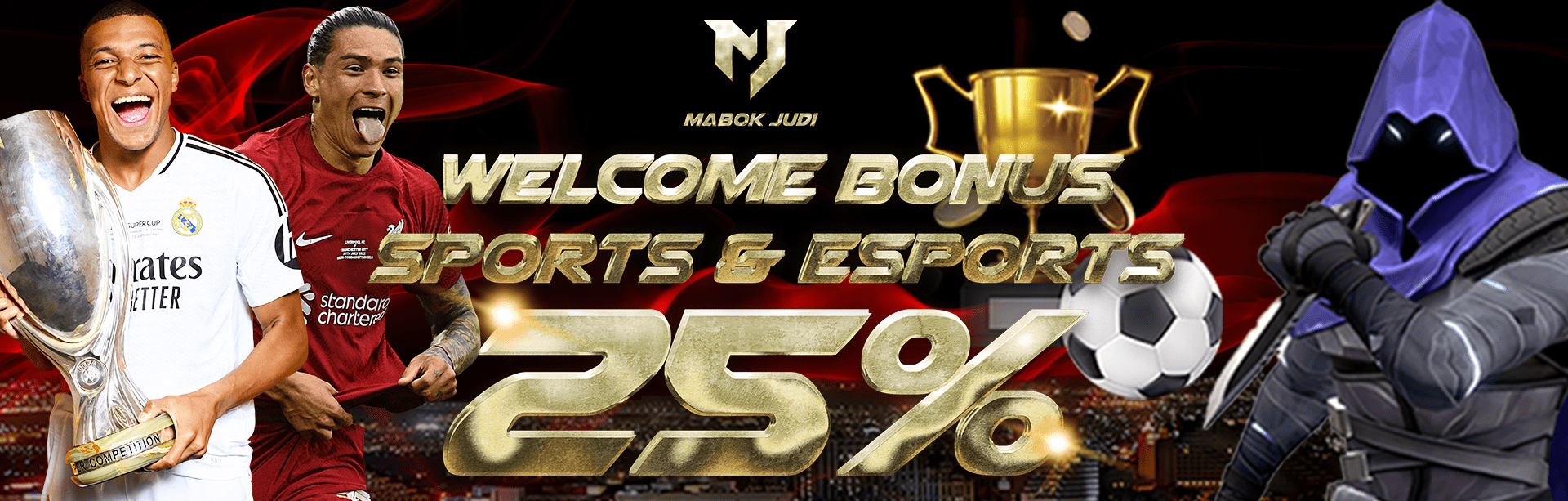 WELCOME BONUS SPORTS 25%