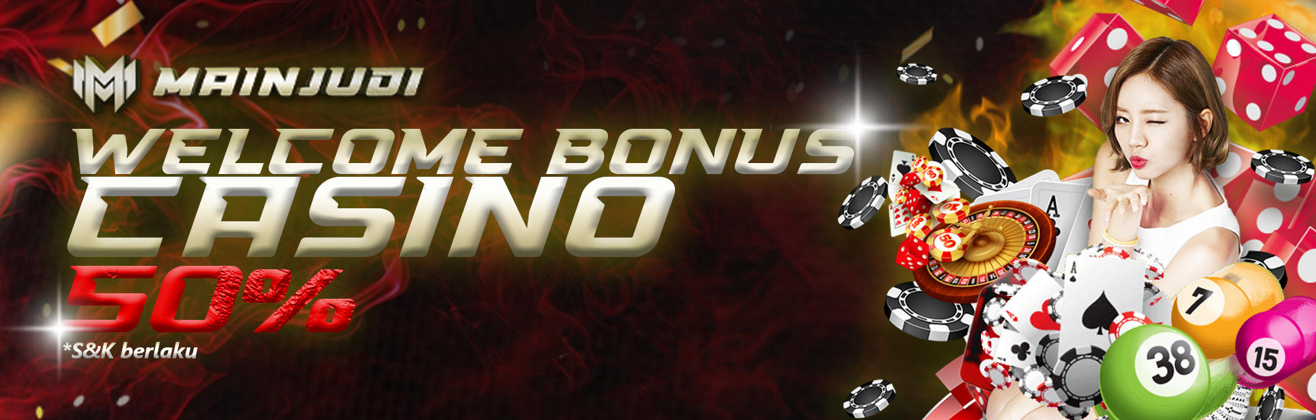 WELCOME BONUS CASINO 50%